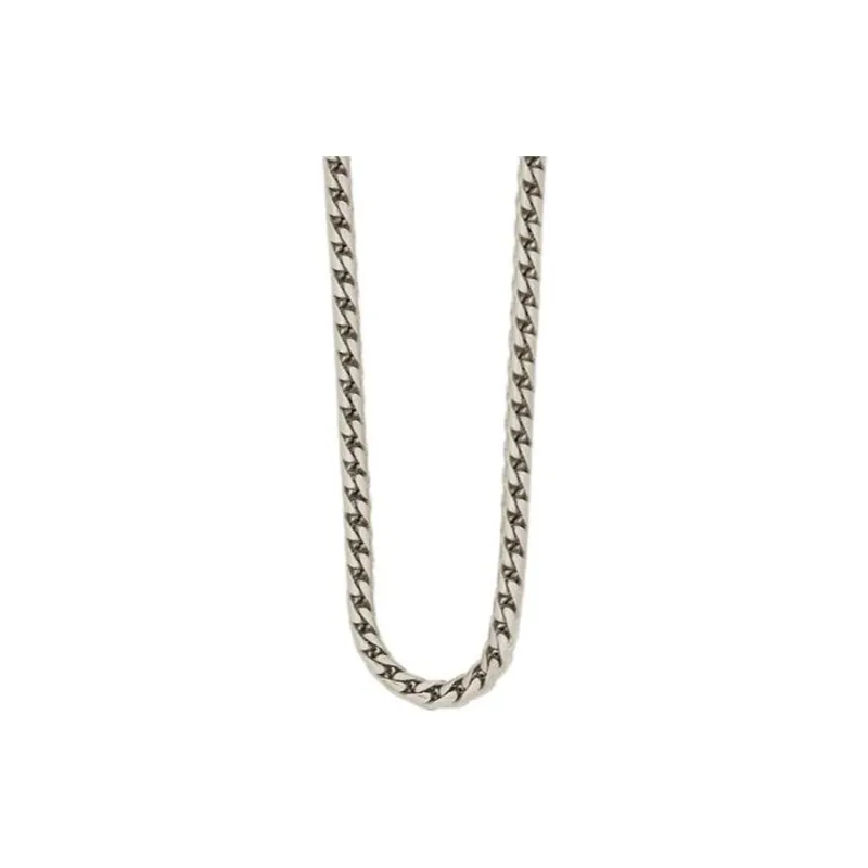 SAINT LAURENT Metal Necklaces Men's Silver-1