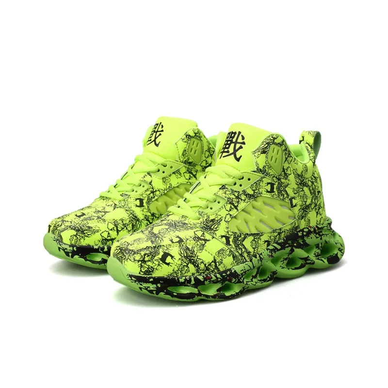 PNKE Anti-Slip And Wear-Resistant Lightweight Height Increasing Mid-Top Chunky Sneakers Men's-18