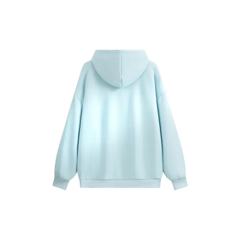 MIIOW Trend Party Series Sweatshirt Unisex Light Blue-1