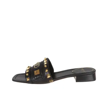 Valentino Garavani Rockstud Square Toe Slip On Sandals Women's