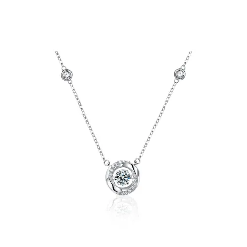 WUMZK Moissanite Necklaces Women's