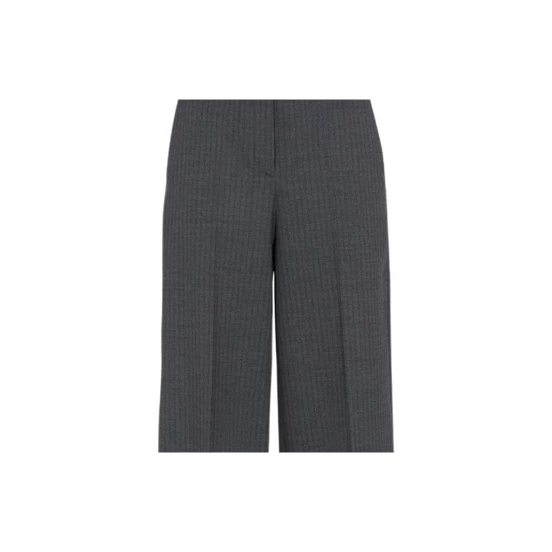 FENDI FW24 Casual Pants Women's Gray-3