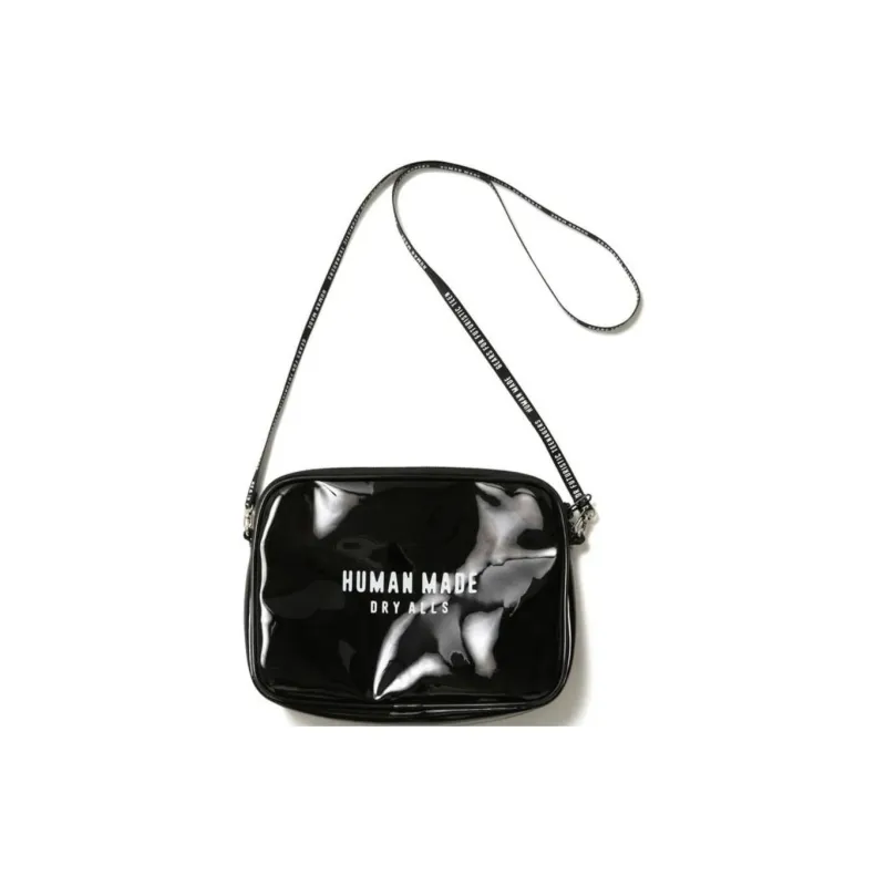 HUMAN MADE PVC Shoulder Bag Crossbody Bag Regular Unisex Black-4