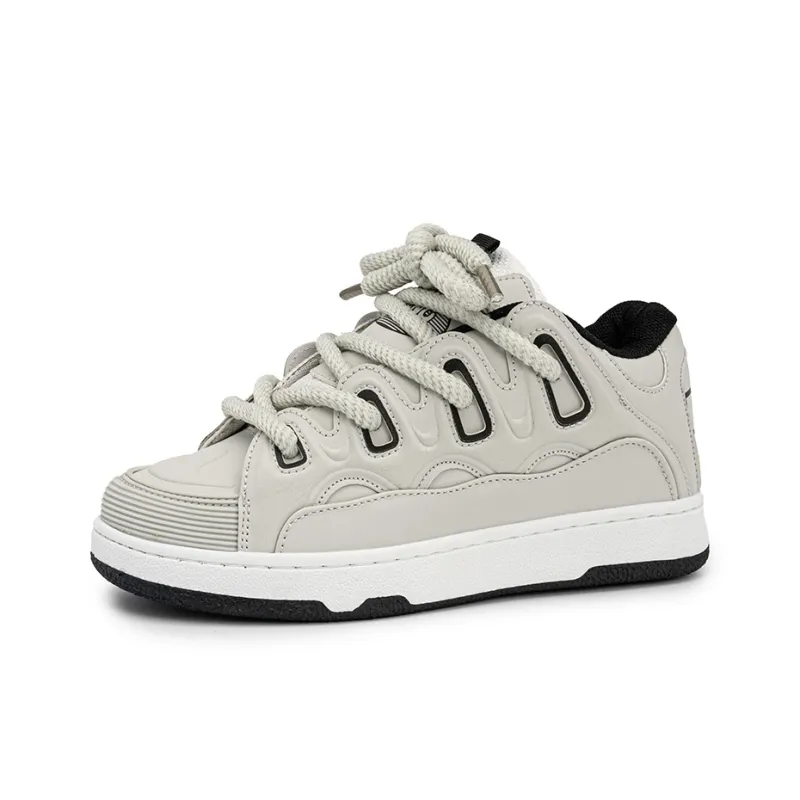 BEIER Youthful Revitalization Preppy Low Top Skateboard Shoes Unisex-12