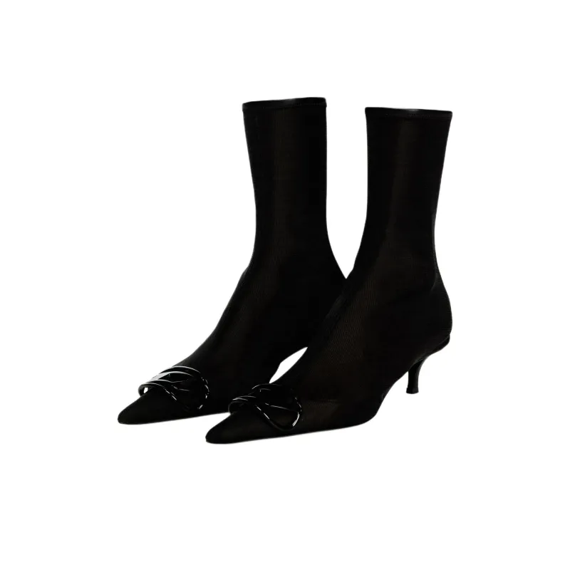 DIESEL D Venus Ankle Boots 4cm Women's Black-3