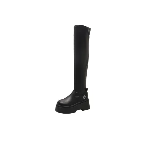 LXVB Over the knee Boots Women's Black