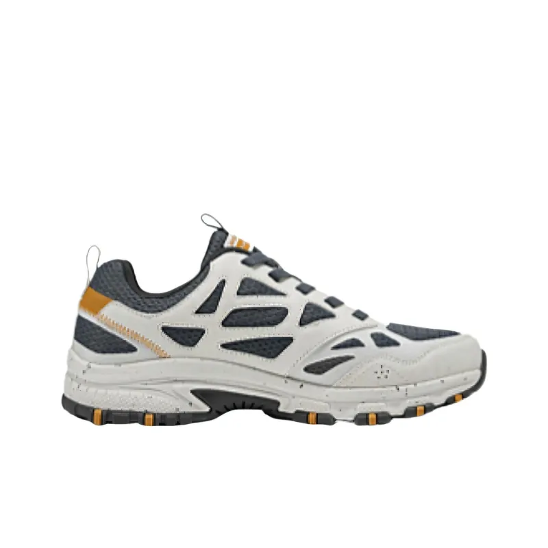 Skechers OUTDOOR MENS Cushioned Slip Resistant Low Top Casual Shoes Men's White Gray-1