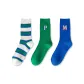 Thick Stripes+Green P+Blue M