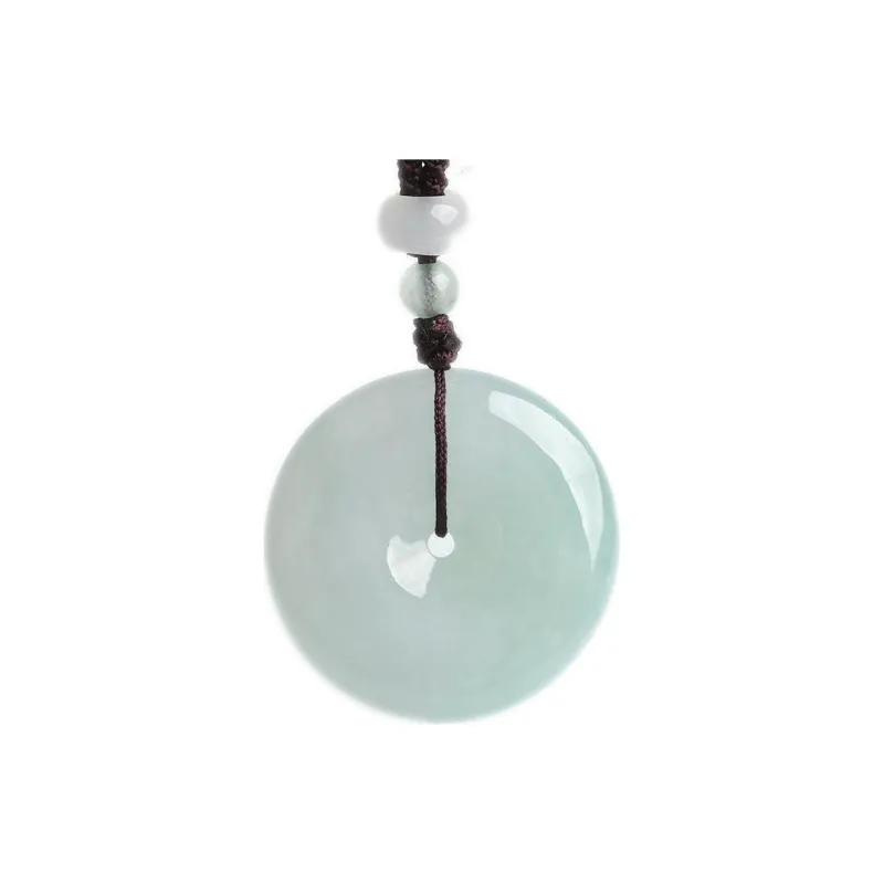Oushuo Jewelry Ice Glutinous Jadeite Necklaces Unisex-0