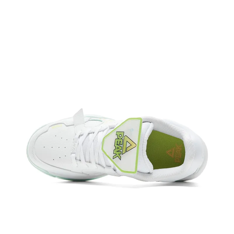 PEAK Skateboard Shoes Men Low Top Baymax/Acid Green-3