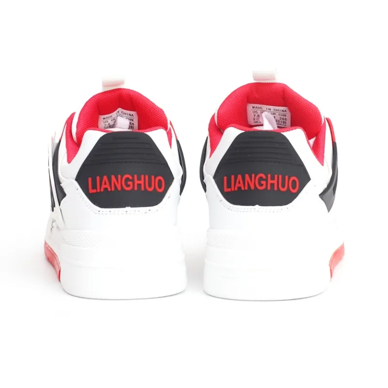 PAIN OR PLEASURE Kids' Skateboarding Shoes White Red Teenagers-3