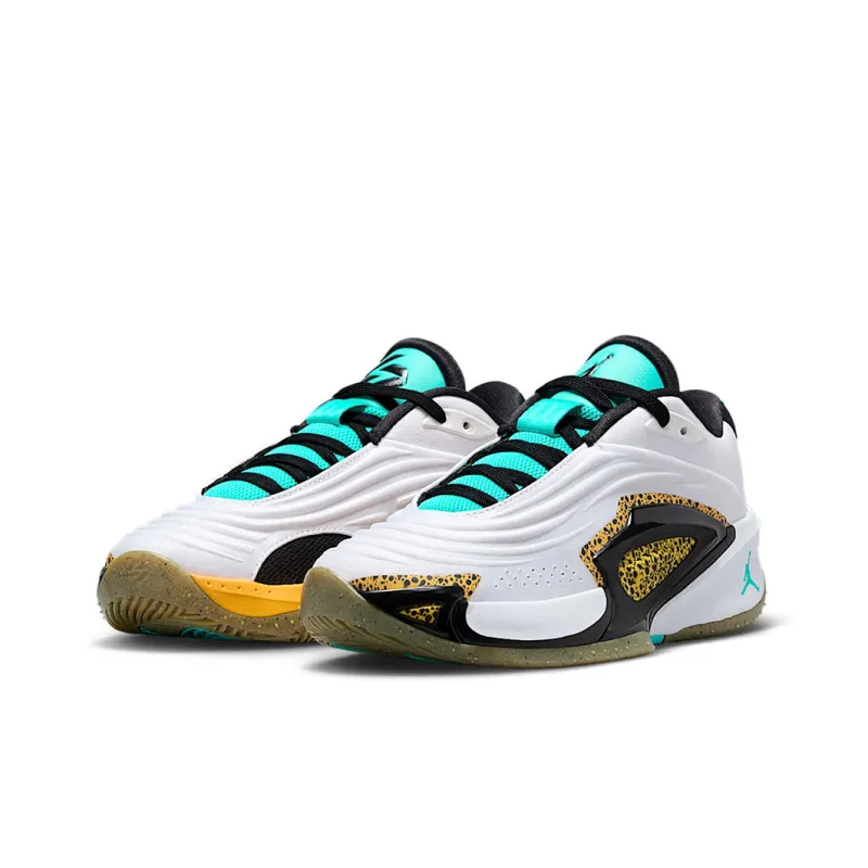 Jordan Luka 3 Anti Slip Wear Resistant Low Top Children's Basketball Shoes White Unisex-2