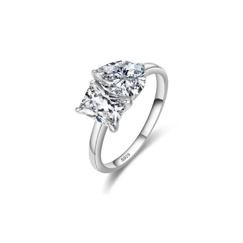 WUMZK 925 Sterling Silver Rings Unisex-0