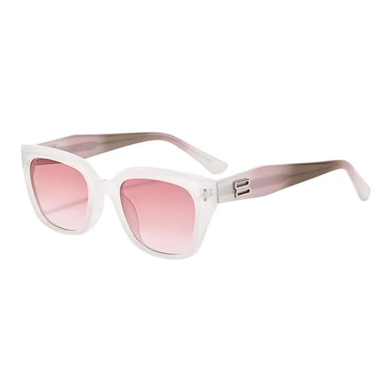 Sagawa Plate Frame Square Sunglasses Unisex-3