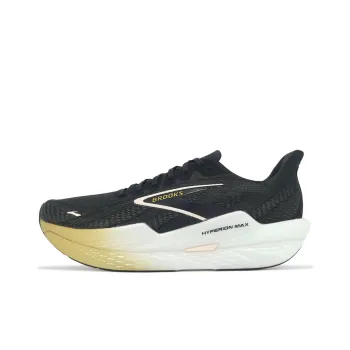 Brooks Hyperion Ma Durable Breathable Low Top Marathon Running Shoes Men's Black Gold