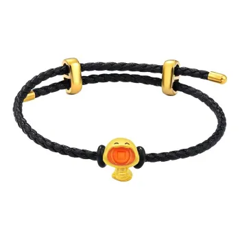 XIFULI Money Coin Swallowing Snake Sycee Snake Solid Gold 999 Priced In Gram Gold Bracelet Unisex