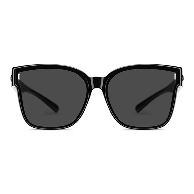 Wood Premium TR/Memory Plastic Square Sunglasses Unisex-0