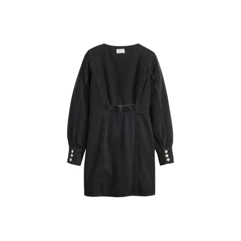 Levi’s Long-Sleeved Dresses Women's Black-1