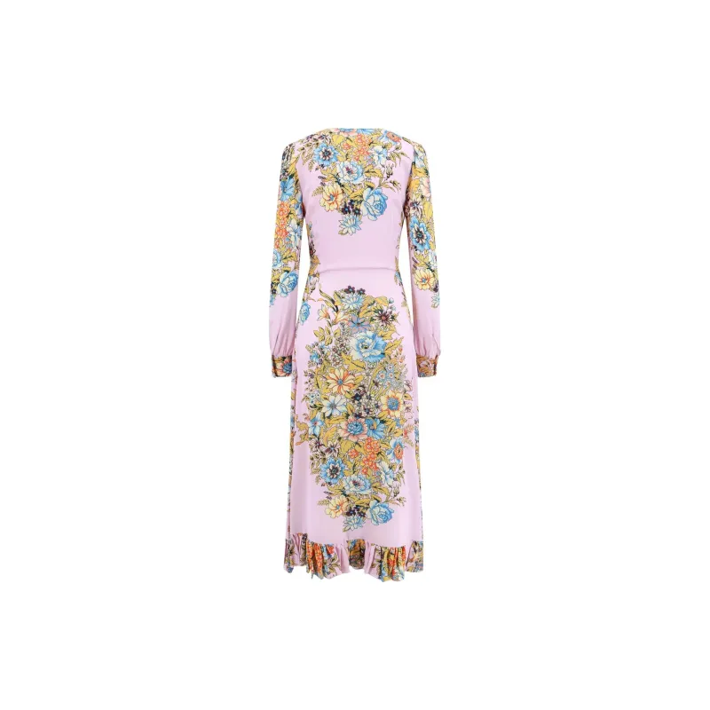 ETRO Long Sleeved Floral Printed Dress-1