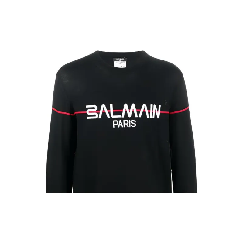 BALMAIN FW22 Sweater Men's Black-4