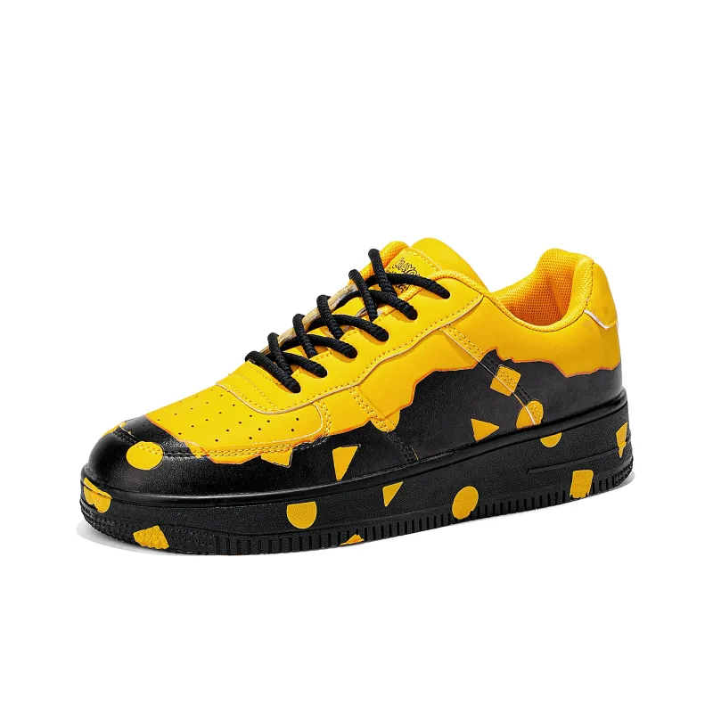 Crayon Shinchan Balance Lightweight Height Increasing Low Top Skateboard Shoes Unisex-15
