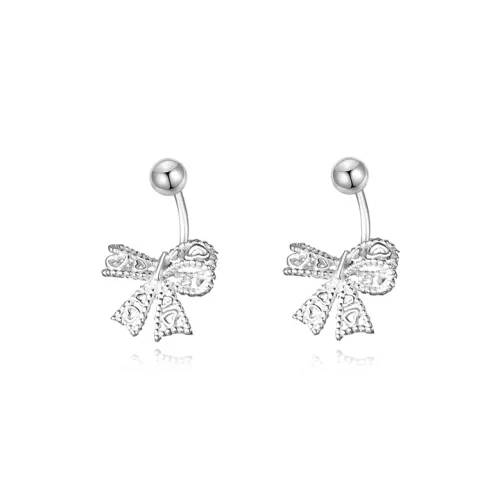 SWEET PLANET S999 Fine Silver Stud Earrings Women's