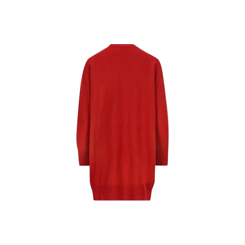 MaxMara Embellished Crewneck Long Sleeved Dress-1
