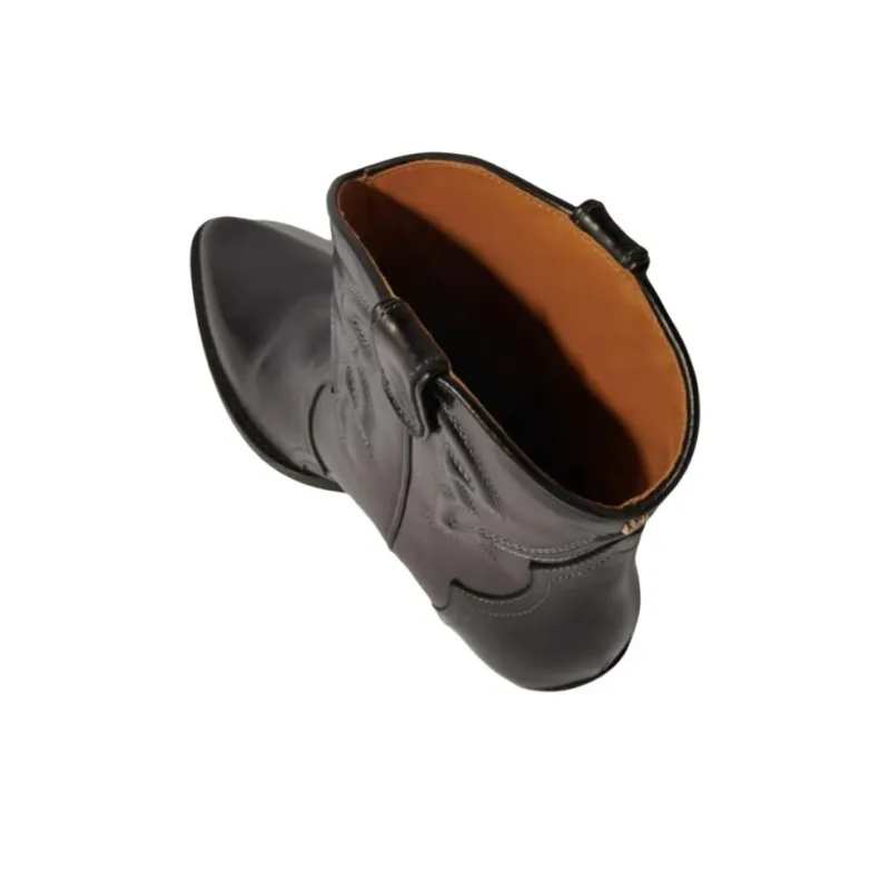 Maje 65mm Leather Cowboy Boots Women's-3