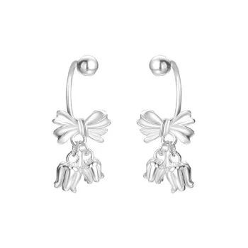 LIPSW 999 Fine Silver Earrings Women's