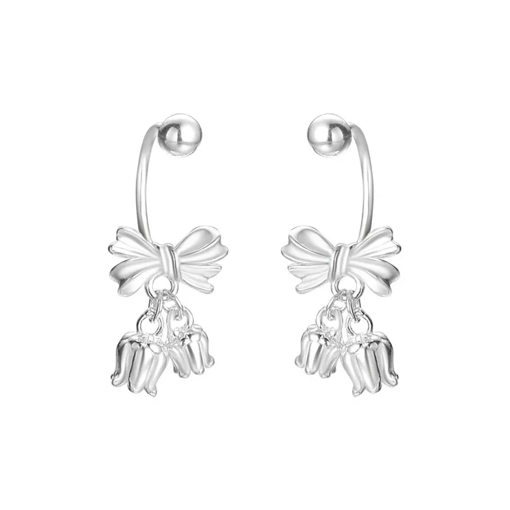 LIPSW 999 Fine Silver Earrings Women's-0