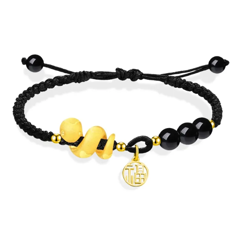 SINO GEM Gold Bracelet Unisex-5