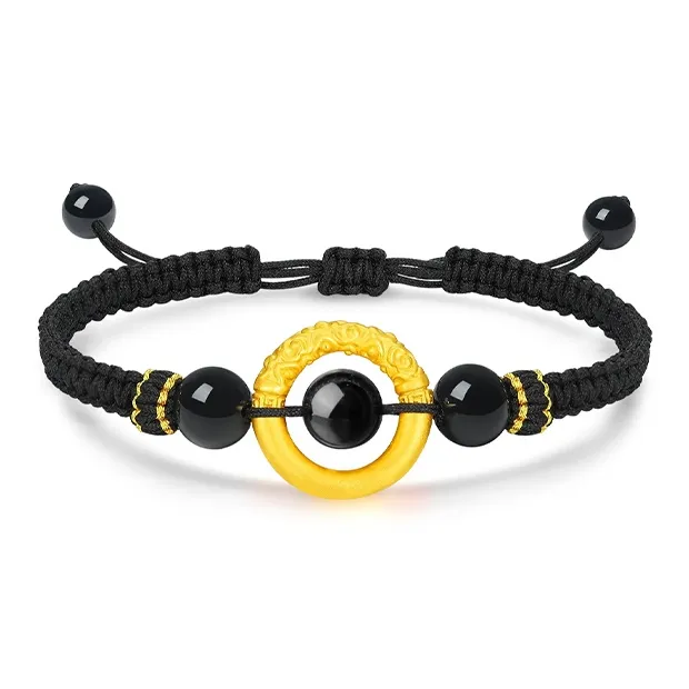 YASHENGZHUBAO Gold Bracelet Unisex-5
