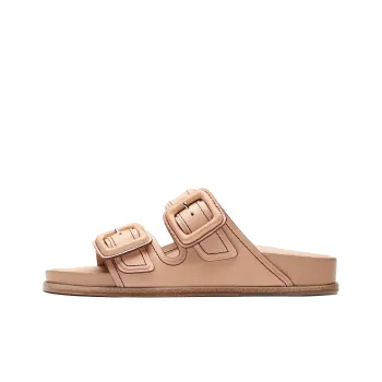 Birkenstock Abrasion-Resistant Slip-Resistant Slide Slippers Women's Original Beige