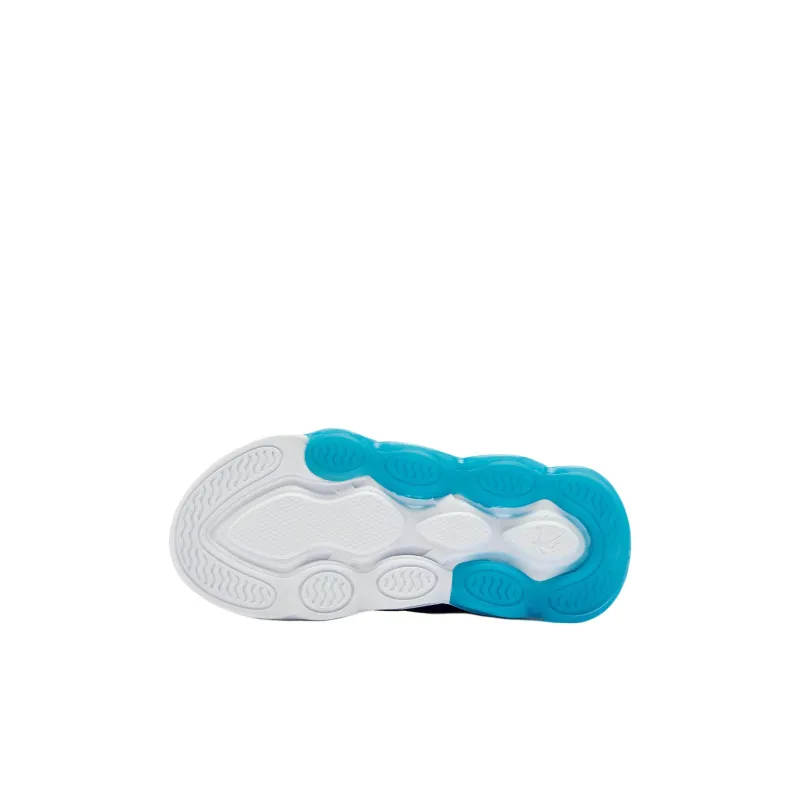 QIAODAN Anti Slip Wear Resistant Low Top Kids' Running Shoes Muted Blue/Textured Blue Children Aged 3 7 Years Old-4