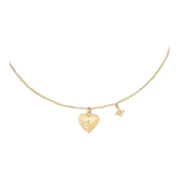 LOUIS VUITTON Blooming Heart Necklace