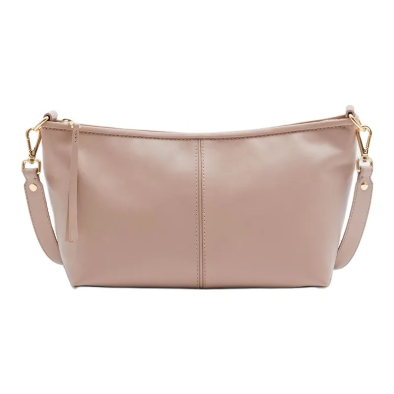 Other Stories Leather Shoulder Bag Women's Light Brown-0
