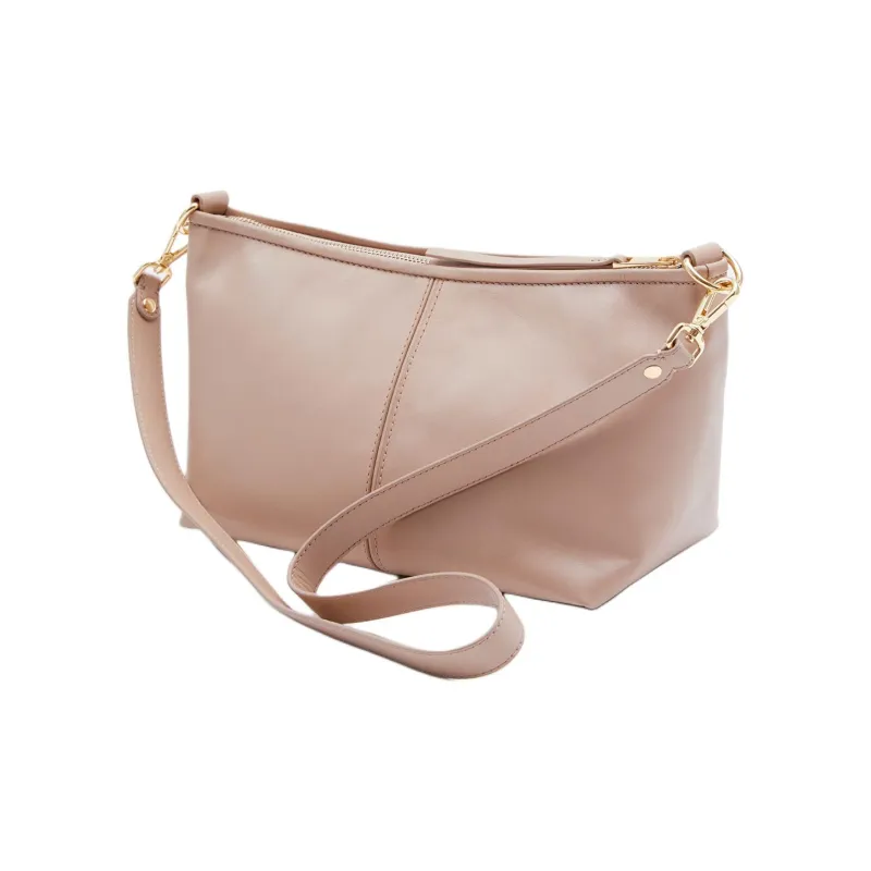 Other Stories Leather Shoulder Bag Women's Light Brown-1