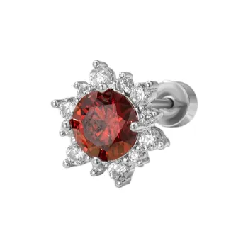 Asia Star Alloy Stud Earrings Women's