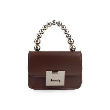BEMIX PETS PU Small Square Crossbody Handbag Women's Brown/Black