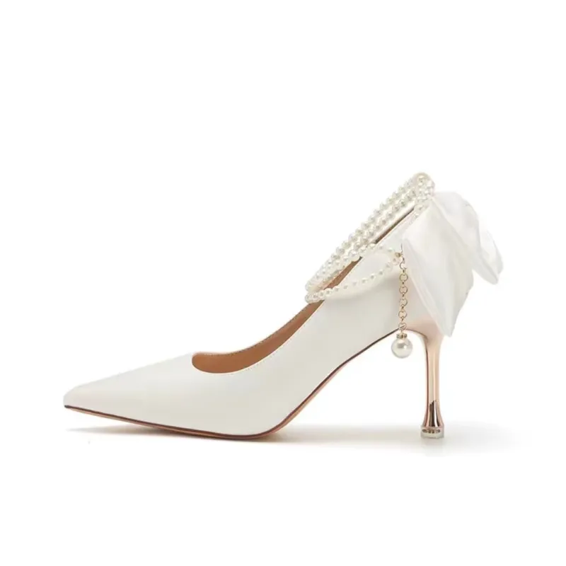 QITUMAUL Slim Heel High Heels 8.5m Women's-2