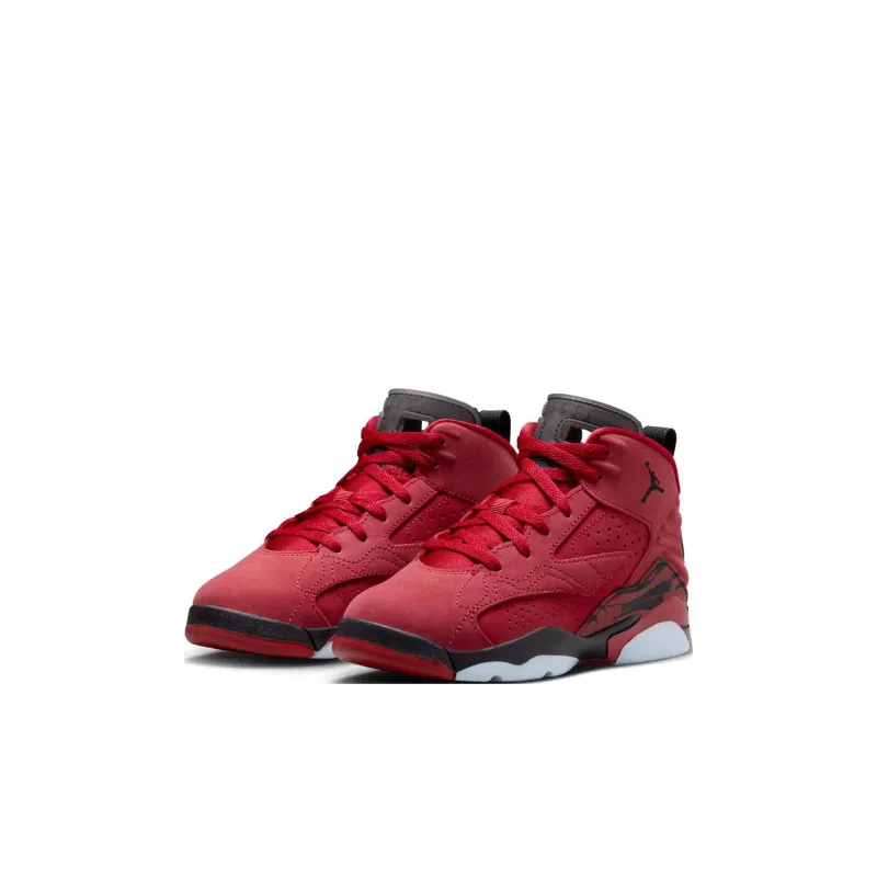 Jordan Jumpman MVP Anti Slip Wear Resistant Mid Top Children's Basketball Shoes Red Kids'-2