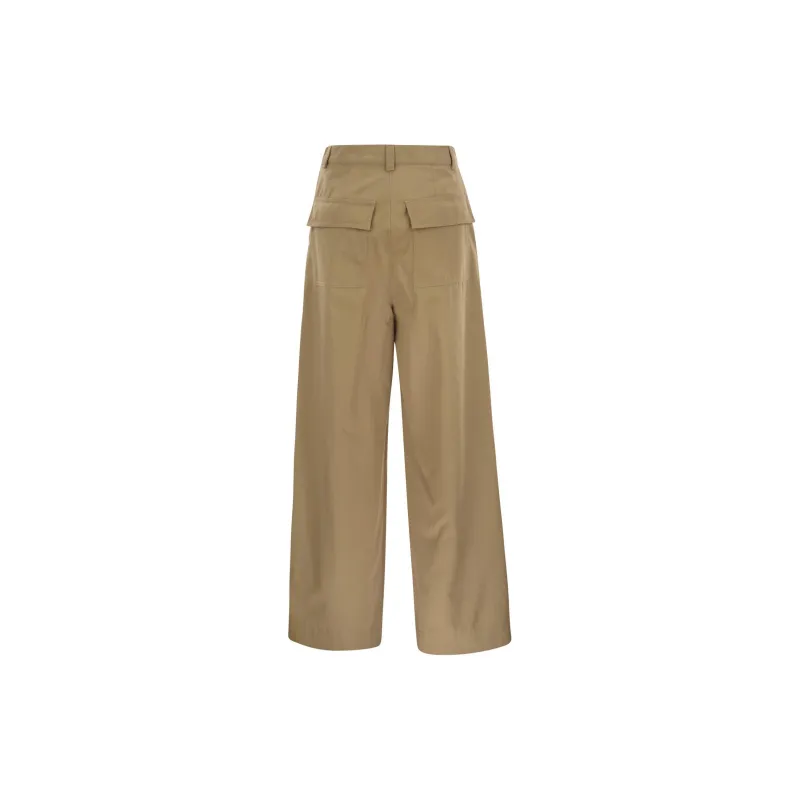 WEEKEND MaxMara Nebbie Wide Leg Trousers-1