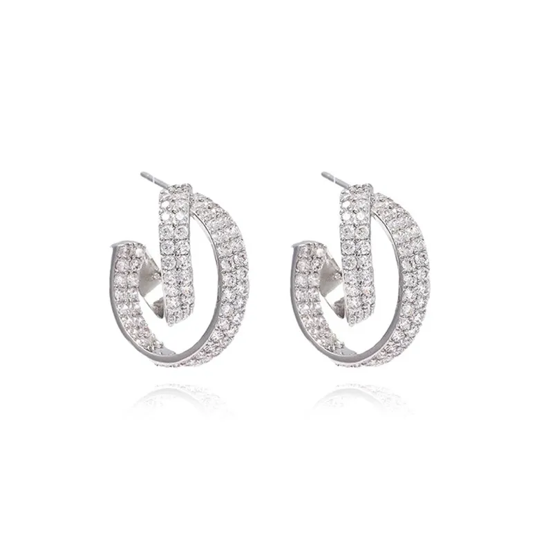 Vegetarian S925 Silver Earrings Women's-0