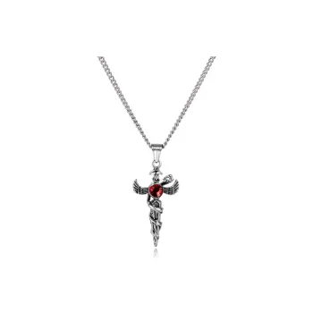 BLESSED BULLET Alloy Necklaces Unisex