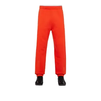 STONE ISLAND Knitted Sweatpants Unisex Dragon Shrimp Red