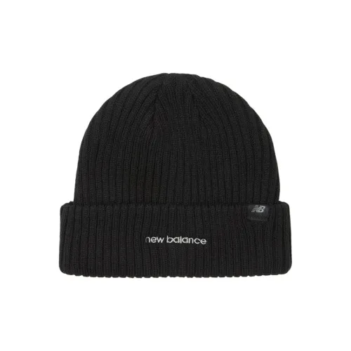 New Balance Acrylic Wool Beanies Unisex Black