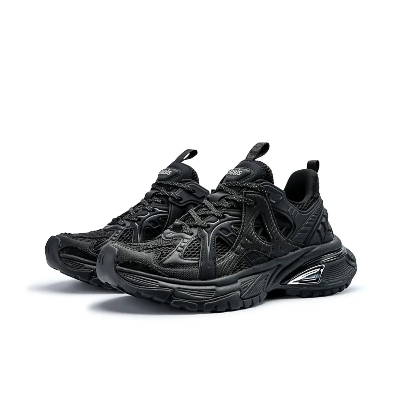 K WANG Snake Scales Collection Abrasion Resistant Breathable Slip Resistant Low Top Couple's Chunky Sneakers Unisex-8
