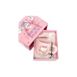 Sleeping Kitten+Lid Spoon[Cute Cartoon Box]