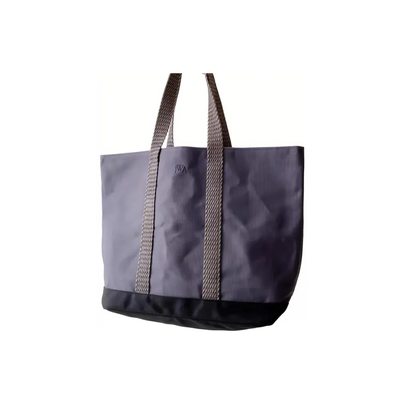 UNIQLO Cotton Tote Bag Shopping Bag Shoulder Bag Handbag Regular Unisex Gray-1
