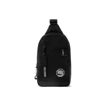 LiNing Polyester Sling Bag Unisex Black